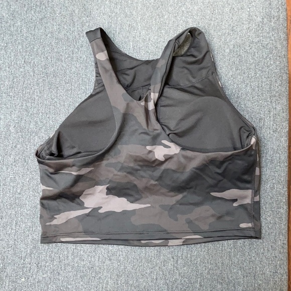 Athleta A-C Freestyle Camo Crop Bikini Top NWOT - Picture 5 of 5